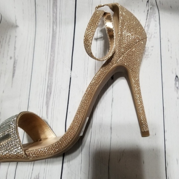 Rose Gold Glitter Stone Embellished Stilet… - Picture 7 of 8